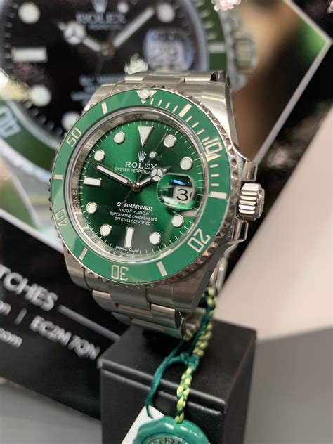 rolex submariner hulk acciaio|rolex hulk submariner for sale.